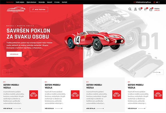 Web trgovina Model Cars Gifts
