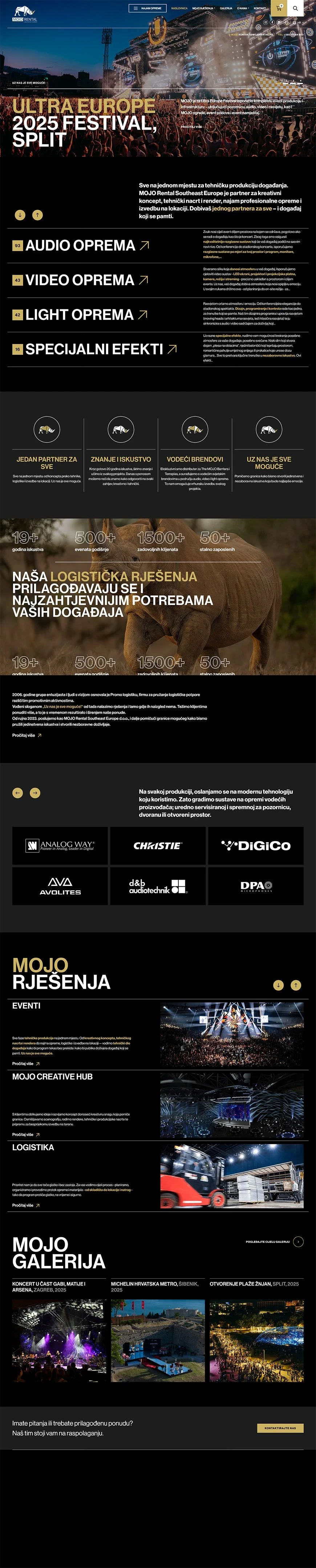 MOJO Rental online store